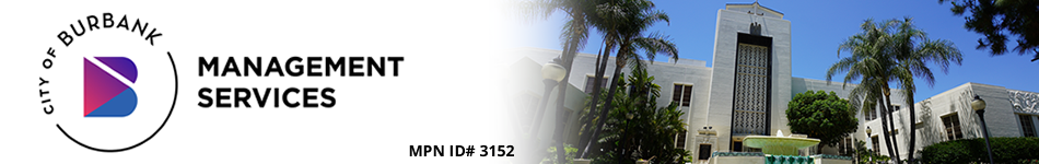 City Of Burbank MPN header